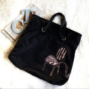Victoria’s Secret Large Canvas Tote Bag